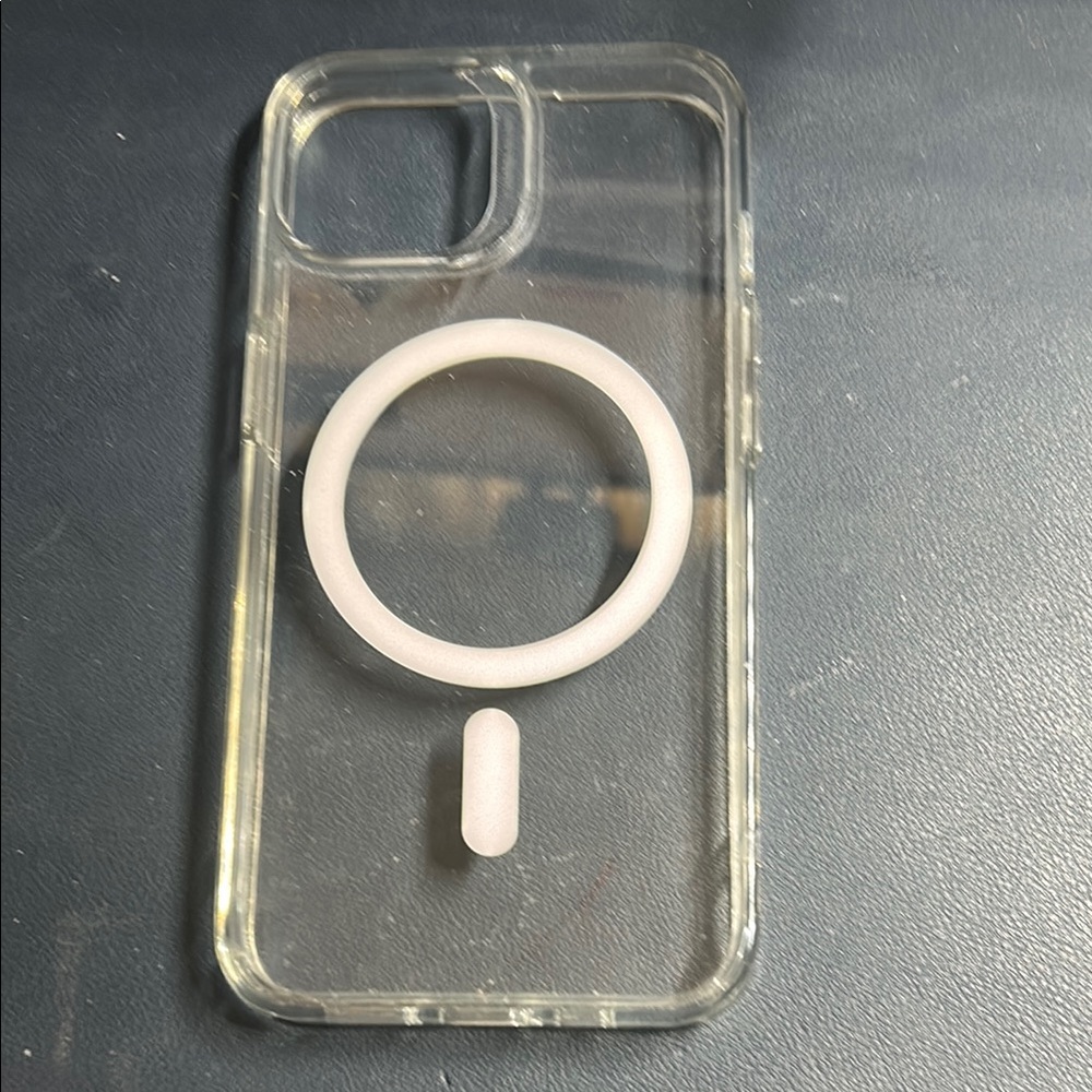 White MagSafe Compatible iPhone Case with Reinforced Corners